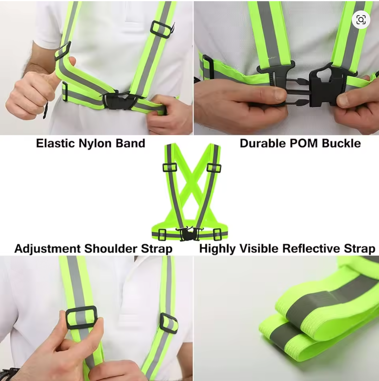 Centura Reflectorizantă Nocturnă 1+1 GRATIS