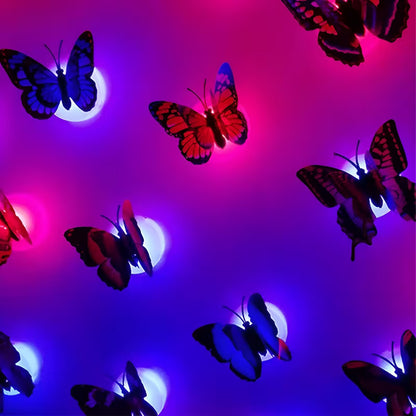 SET 10 FLUTURI LUMINOSI 3 D CU LED 1+1 GRATIS
