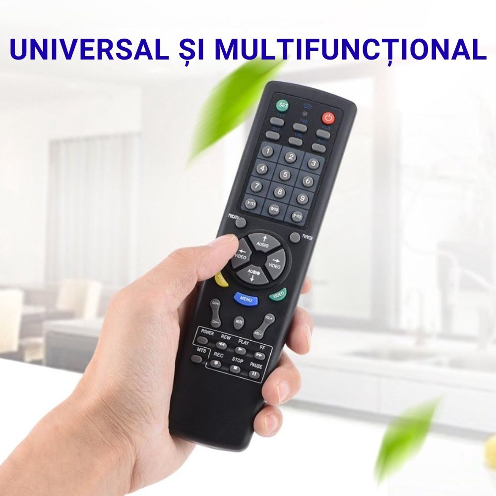 TELECOMANDĂ  UNIVERSALĂ AUDIO/VIDEO (VCD, TV, VCR, CD, SAT, DVD, AUX, etc.) 2+1 GRATUIT