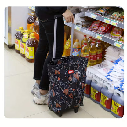 GEANTA CARUCIOR CU ROTI PENTRU CUMPARATURI