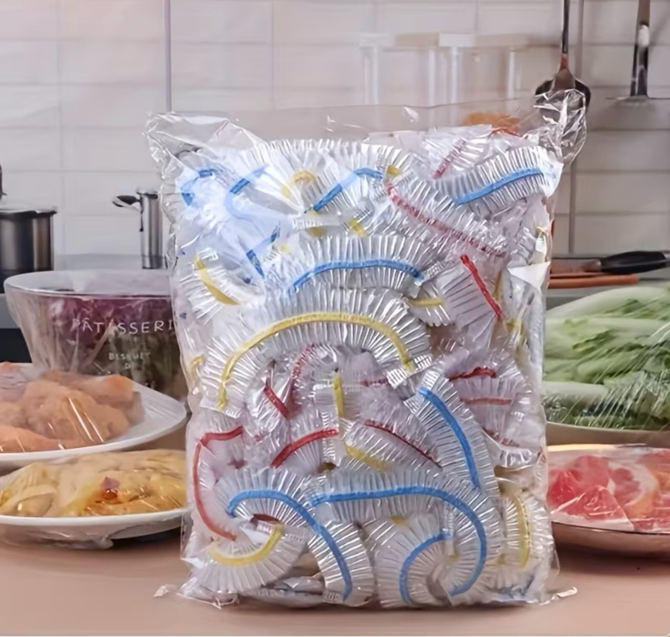 100+100 GRATIS HUSE ELASTICE PENTRU BUCATARIE