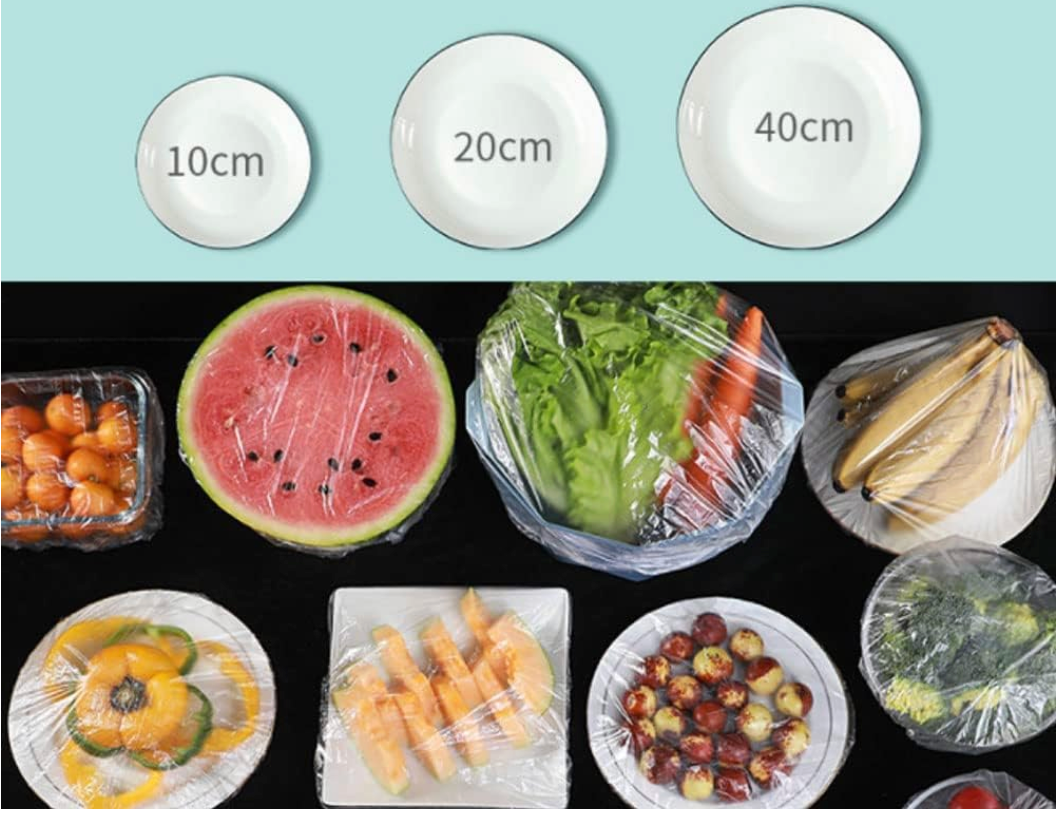 SET 100 PUNGI ALIMENTARE ELASTICE, TRANSPARENTE 1 + 1 GRATIS