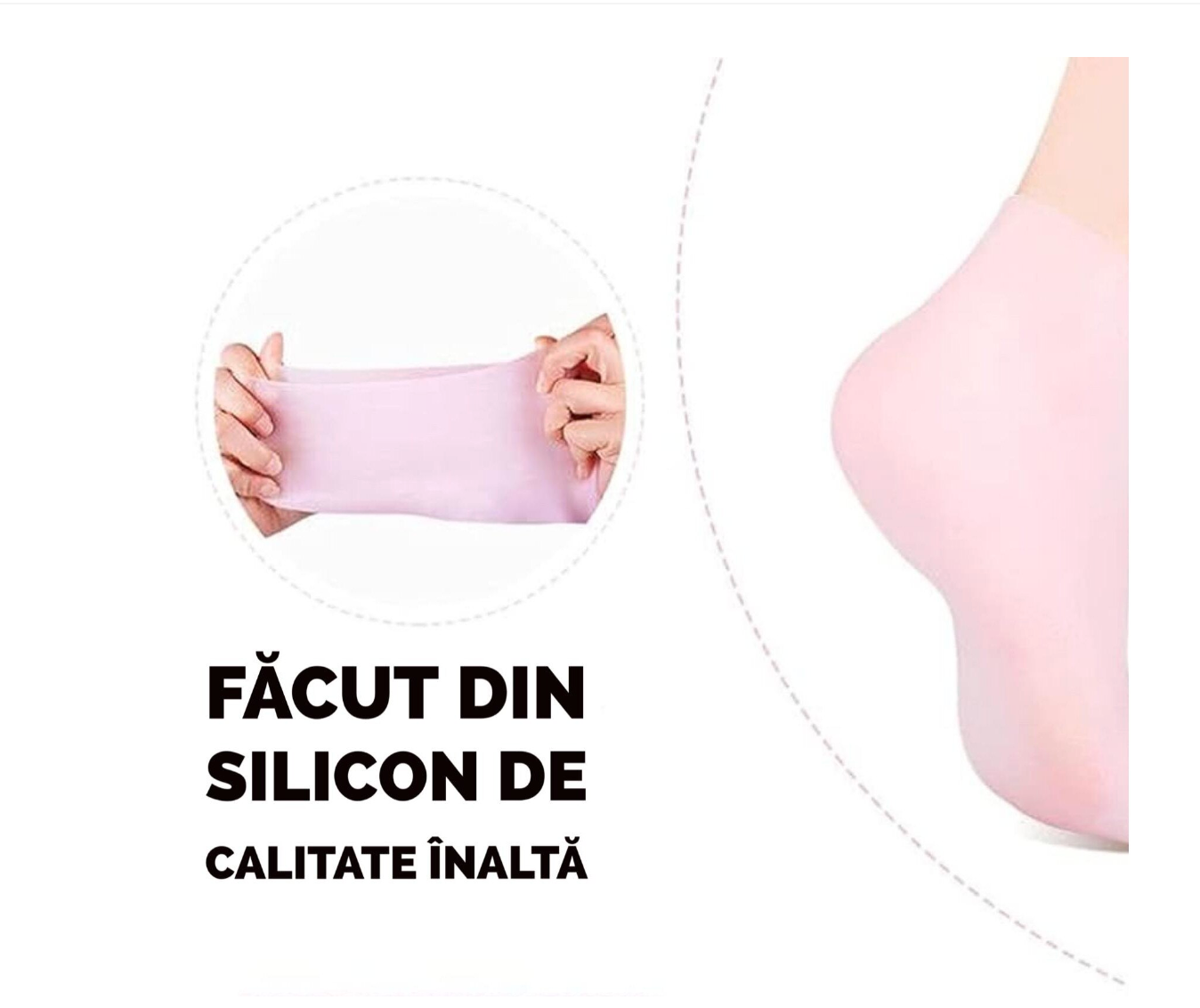 ȘOSETE SILICON HIDRATANTE PENTRU PICIOARE
