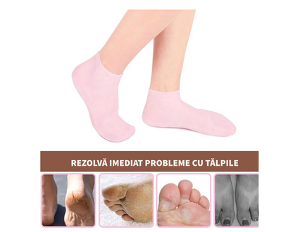 ȘOSETE SILICON HIDRATANTE PENTRU PICIOARE