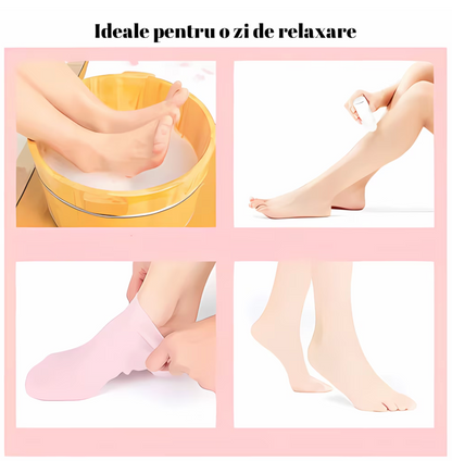 ȘOSETE SILICON HIDRATANTE PENTRU PICIOARE