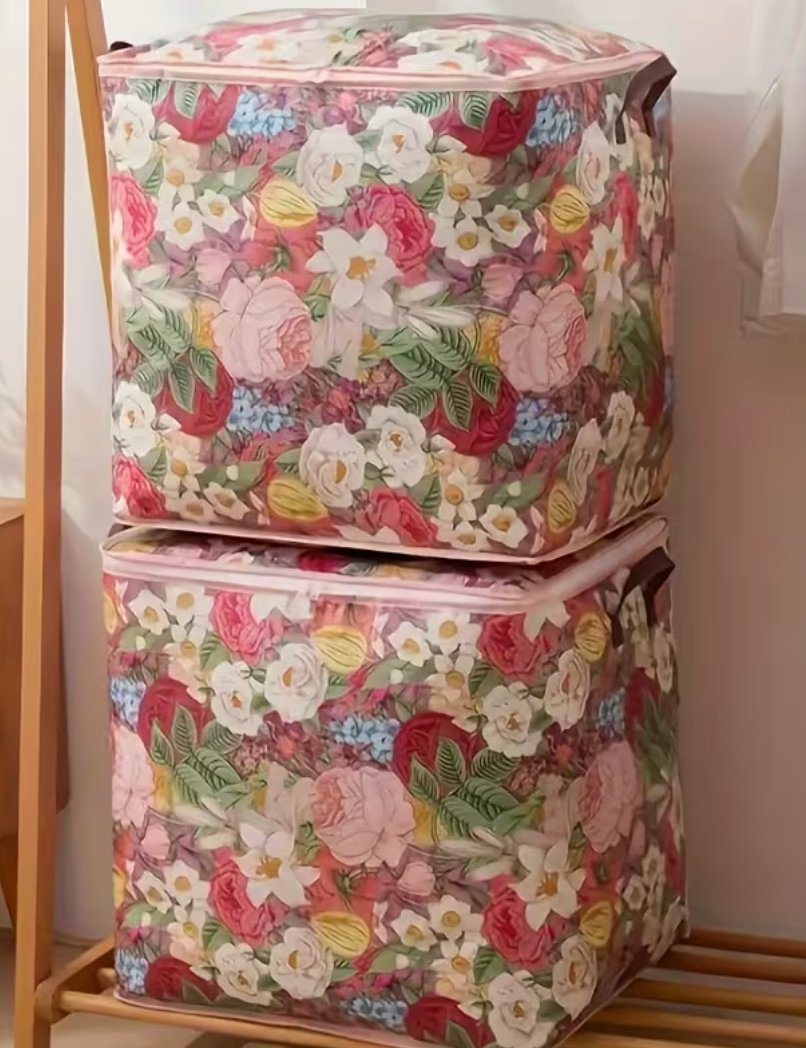 SET 3 HUSE ORGANIZARE HAINE, MODEL FLORAL
