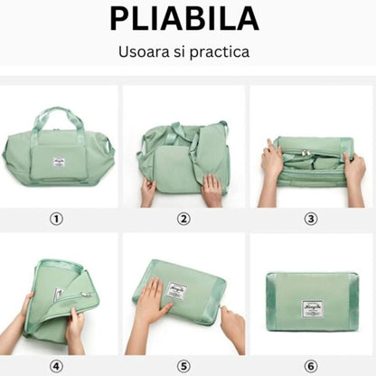 Geantă Pliabilă Multifuncțională — Călătorie, Sală & Cumpărături