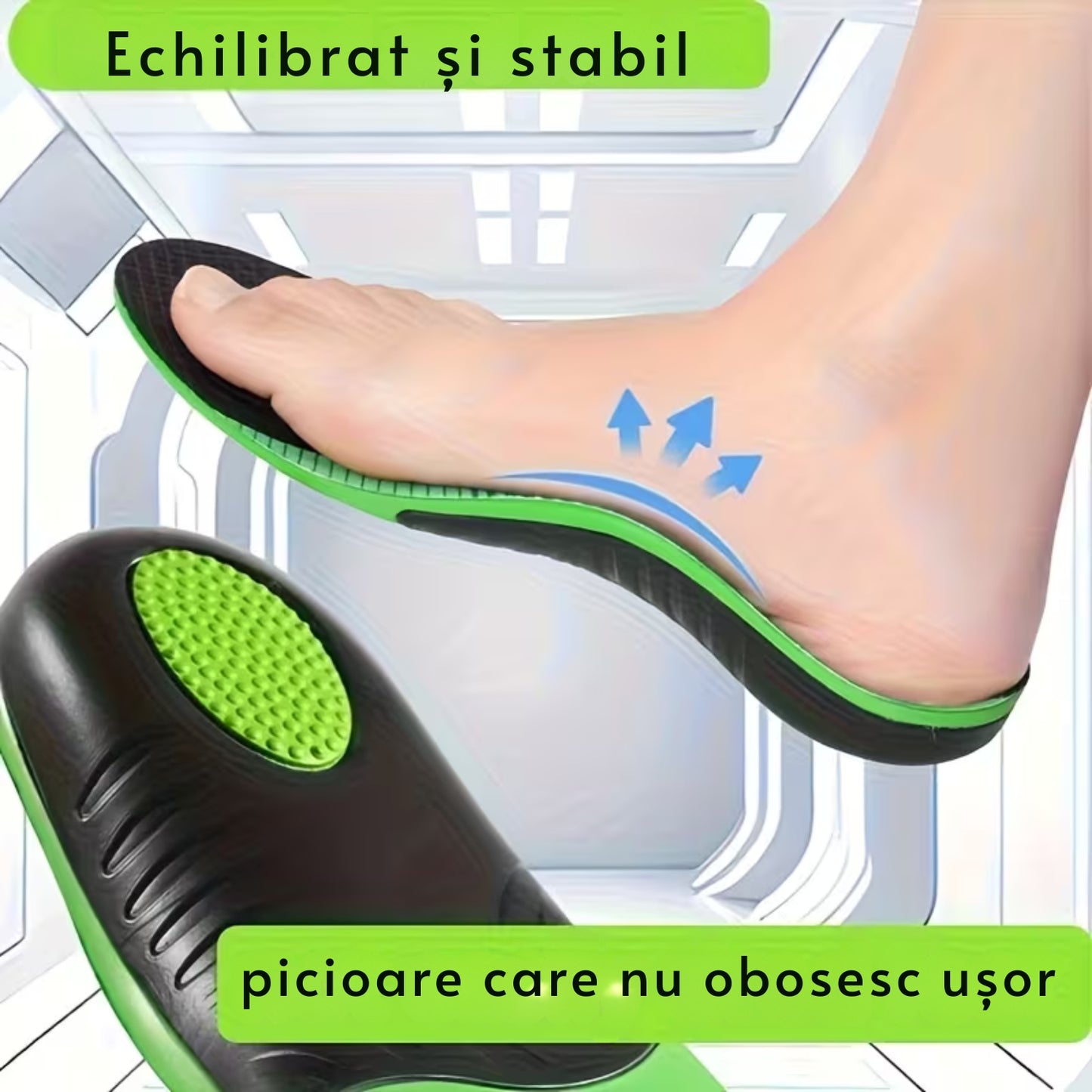 PERECHE BRANTURI ORTOPEDICE UNIVERSALE, ABSORBTIE ȘOCURI