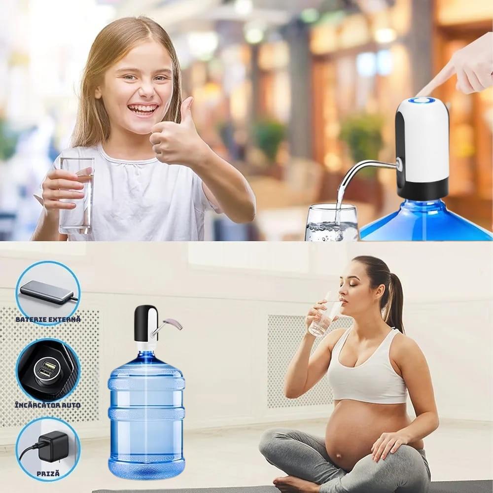 Dozator Electric Portabil pentru Apa 1+1 GRATIS