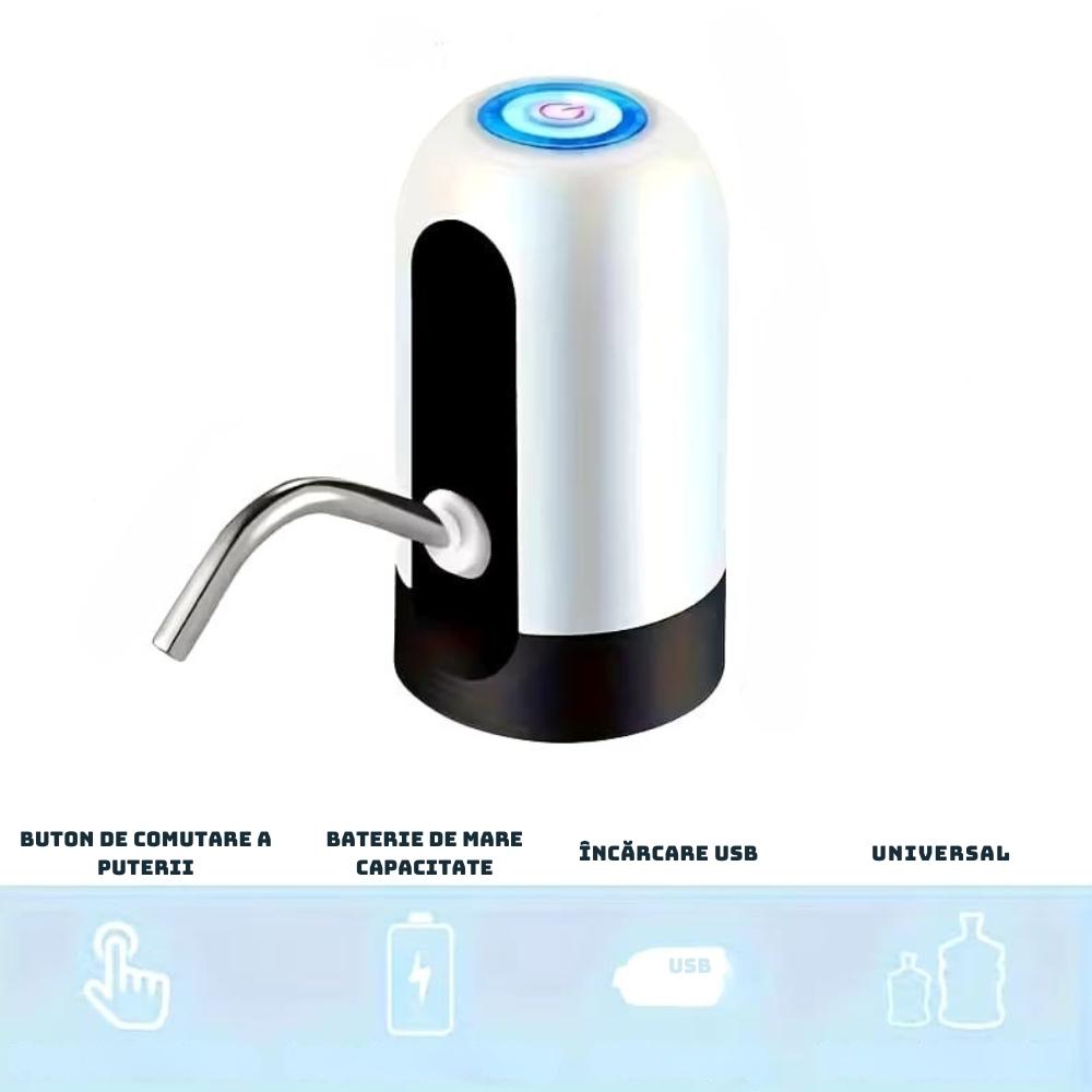 Dozator Electric Portabil pentru Apa 1+1 GRATIS