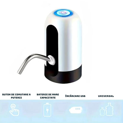 Dozator Electric Portabil pentru Apa 1+1 GRATIS