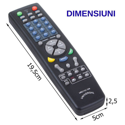 TELECOMANDĂ  UNIVERSALĂ AUDIO/VIDEO (VCD, TV, VCR, CD, SAT, DVD, AUX, etc.) 2+1 GRATUIT