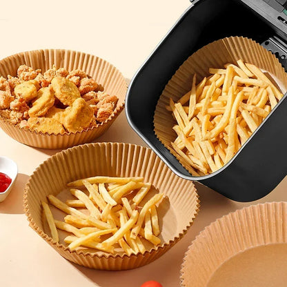 2 SETURI X 50 HÂRTII AIR FRYER ROTUNDE