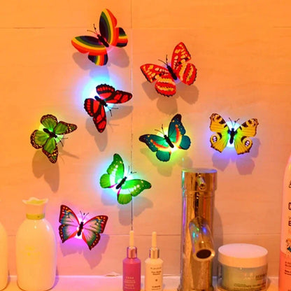 SET 10 FLUTURI LUMINOSI 3 D CU LED 1+1 GRATIS