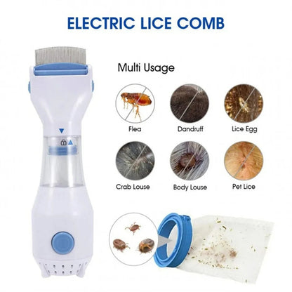 Perie Electrică Anti-Purici si Capuse