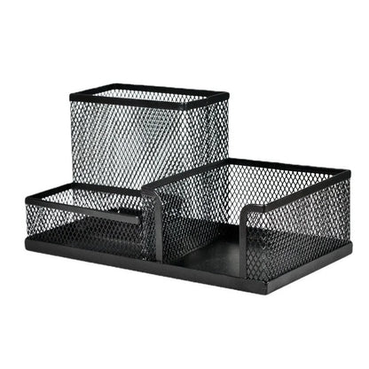 ORGANIZATOR METALIC BIROU 3 COMPARTIMENTE 1+1 CADOU