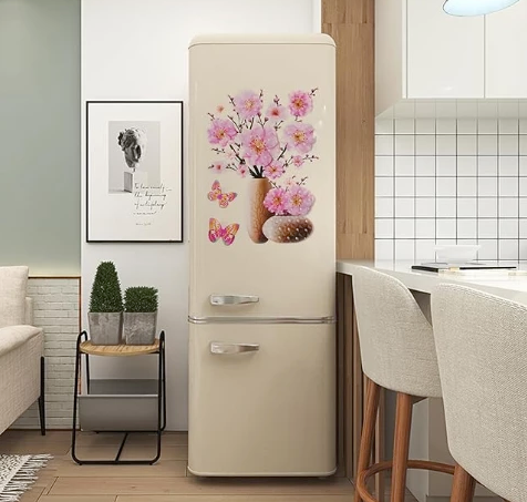 SET STICKERE CU 4 DECORAȚIUNI FLORALE