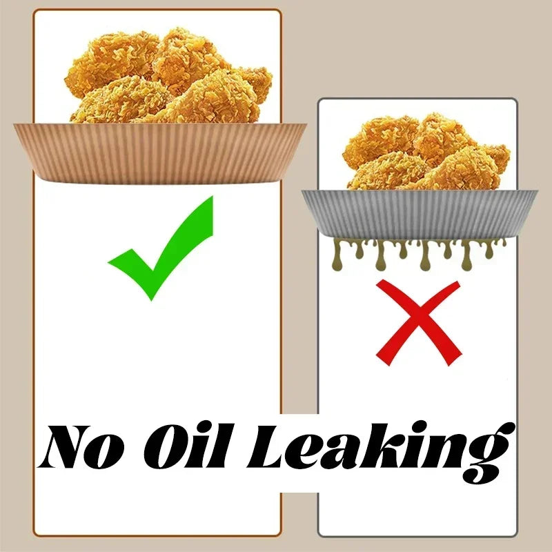 2 SETURI X 50 HÂRTII AIR FRYER ROTUNDE