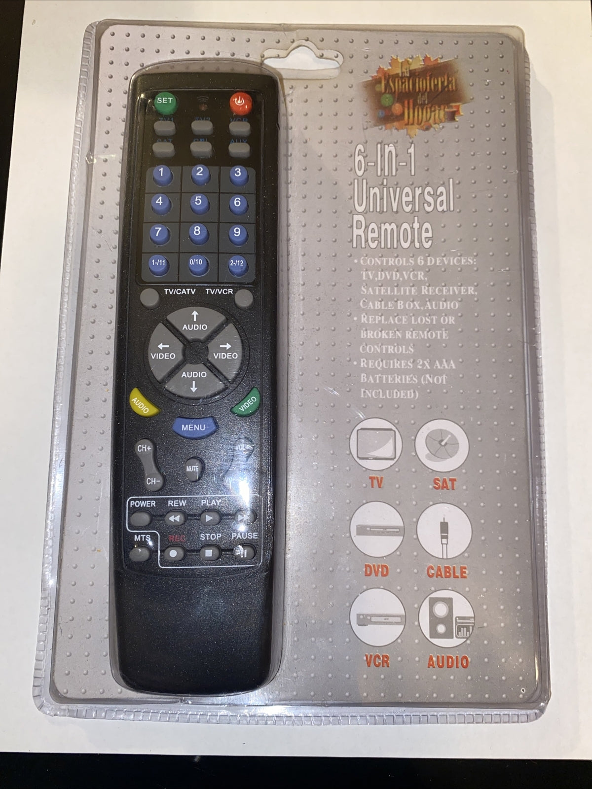 TELECOMANDĂ  UNIVERSALĂ AUDIO/VIDEO (VCD, TV, VCR, CD, SAT, DVD, AUX, etc.) 2+1 GRATUIT