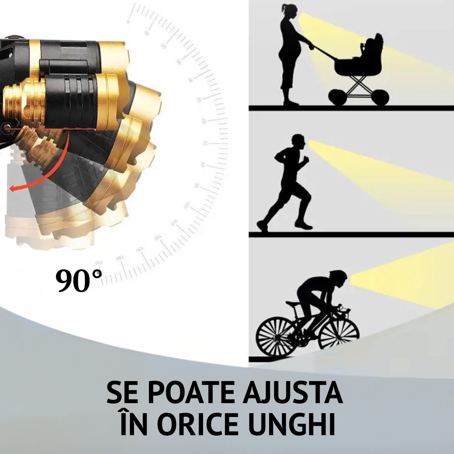 LANTERNĂ LED REGLABILĂ