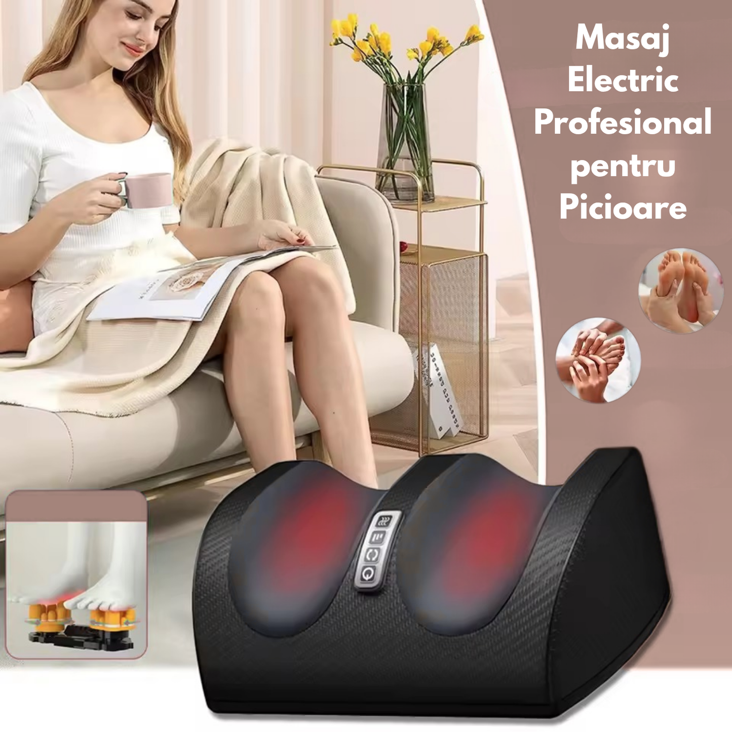 APARAT MASAJ PROFESIONAL PENTRU PICIOARE