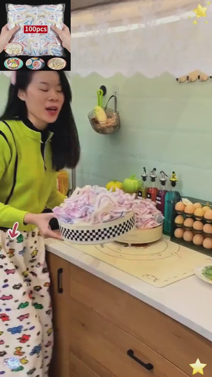 100+100 GRATIS HUSE ELASTICE PENTRU BUCATARIE