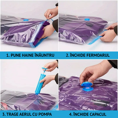 SACI DE VIDAT HAINE CU POMPĂ