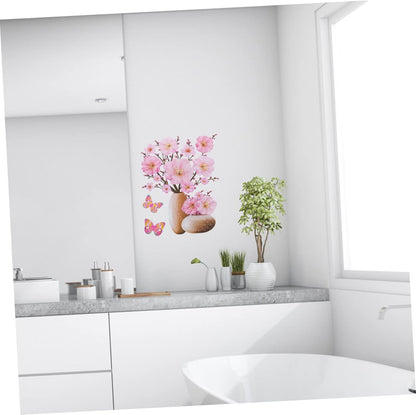 SET STICKERE CU 4 DECORAȚIUNI FLORALE